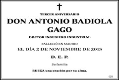 Antonio Badiola Gago